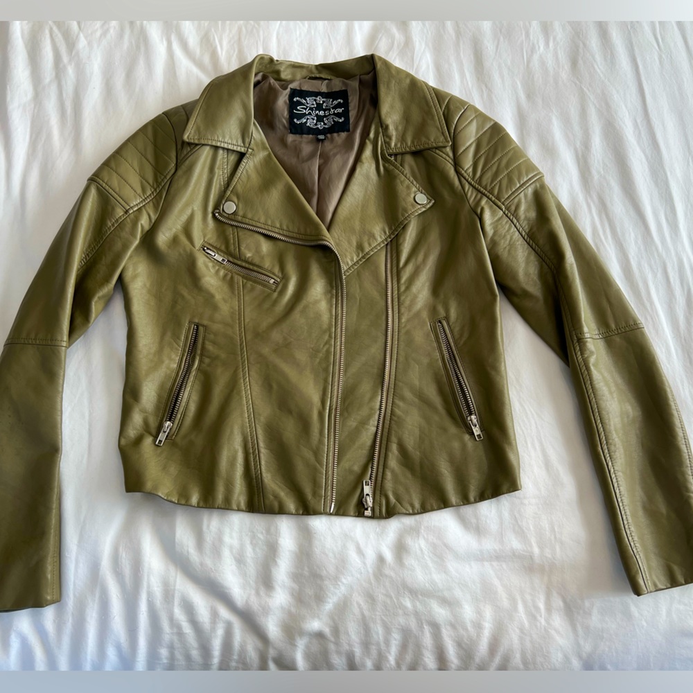 Faux Leather Jacket